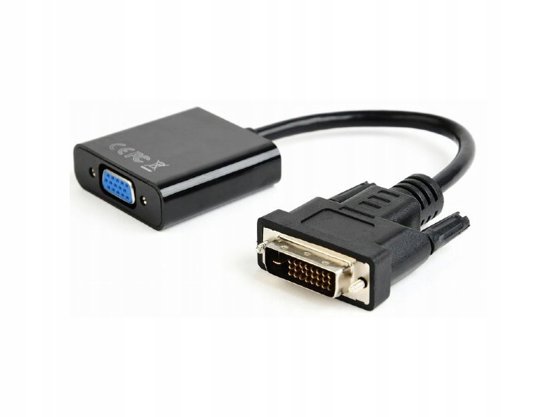 Adapter DVI-D - VGA GEMBIRD 0.2 m Czarny