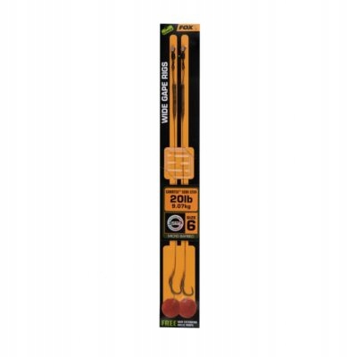 Fox Edges Wide Gape 6 20lb Camotex Semi Stiff
