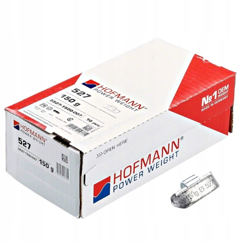 

Ciężarki do kół ciężarowych 150g Hofmann Typ 527