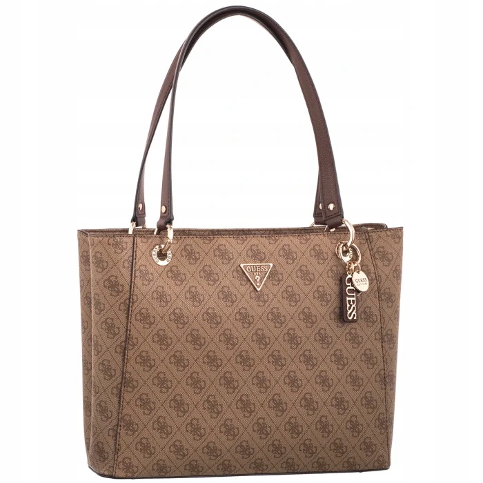 Taška Guess Noelle II Tote HWBG96 72250 Lgw Latte Logo/Brown Hnědá