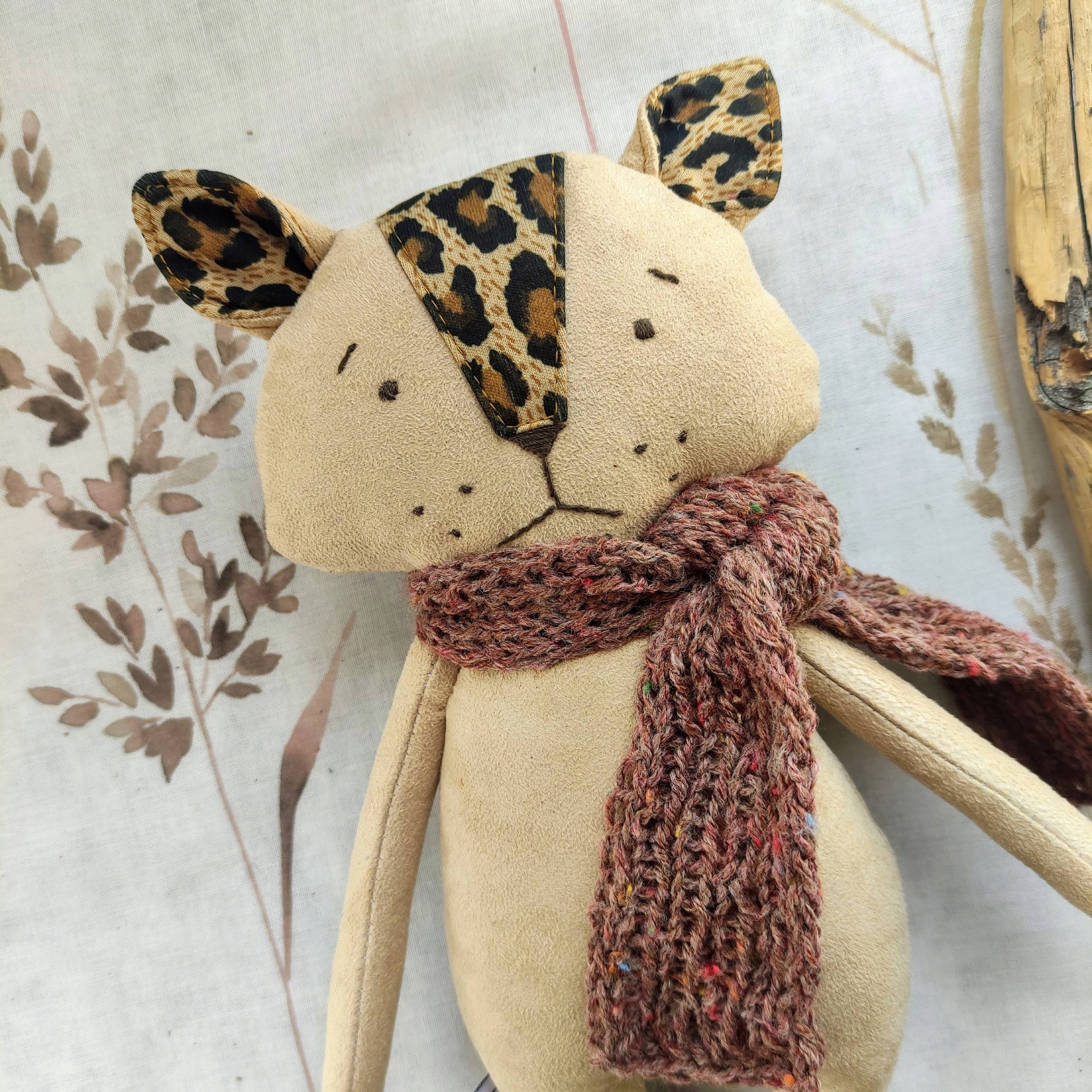 Přítulka Panterka, Semišová kočka handmade