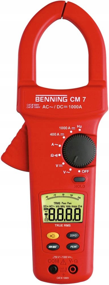 Digitálny kliešťový merač Multimeter CM 7 Benning
