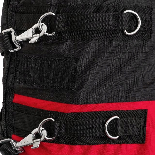 Derka padokowa dla konia i kuca START 2-tone 0g 600d z nylonem 125cm Kod producenta S:22150010*BK/RE*125