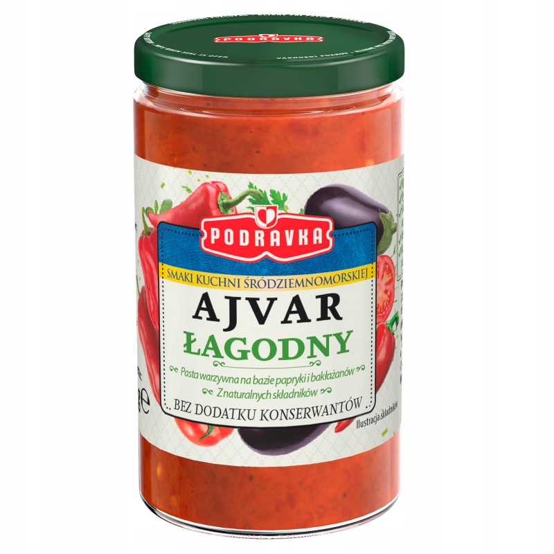 

Podravka Sos Pasta Warzywna Ajvar Łagodny 195G