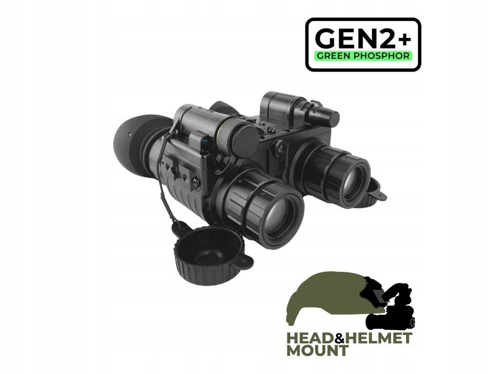 Noční vidění Ork Hunter PVS-40 Gen 2+: Binokulár, na helmu, IP65, 42° Fov