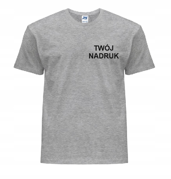 

Koszulka t-shirt Twój Nadruk pierś Szara 's