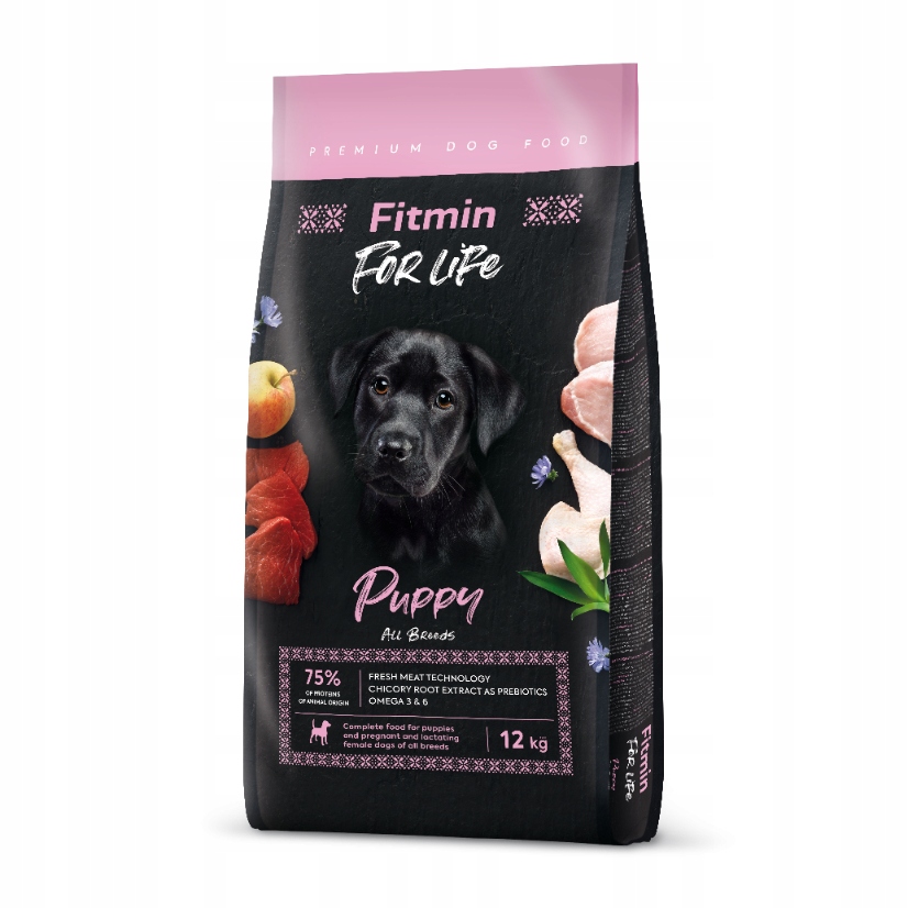 Levně Fitmin Dog For Life Puppy pro štěňata, březí a kojící feny 12 kg