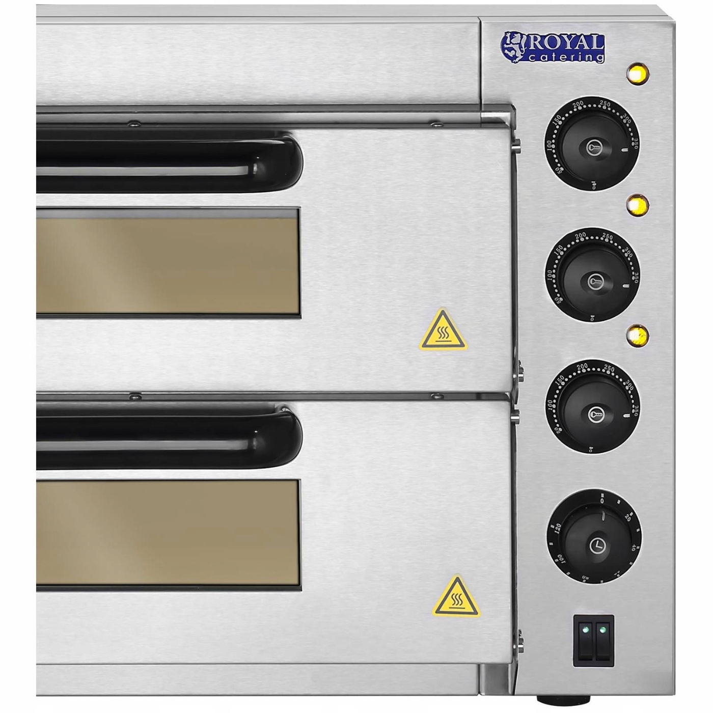 PIEC DO PIZZY DWUKOMOROWY ŚREDNICA PIZZY 40cm Moc 3000 W