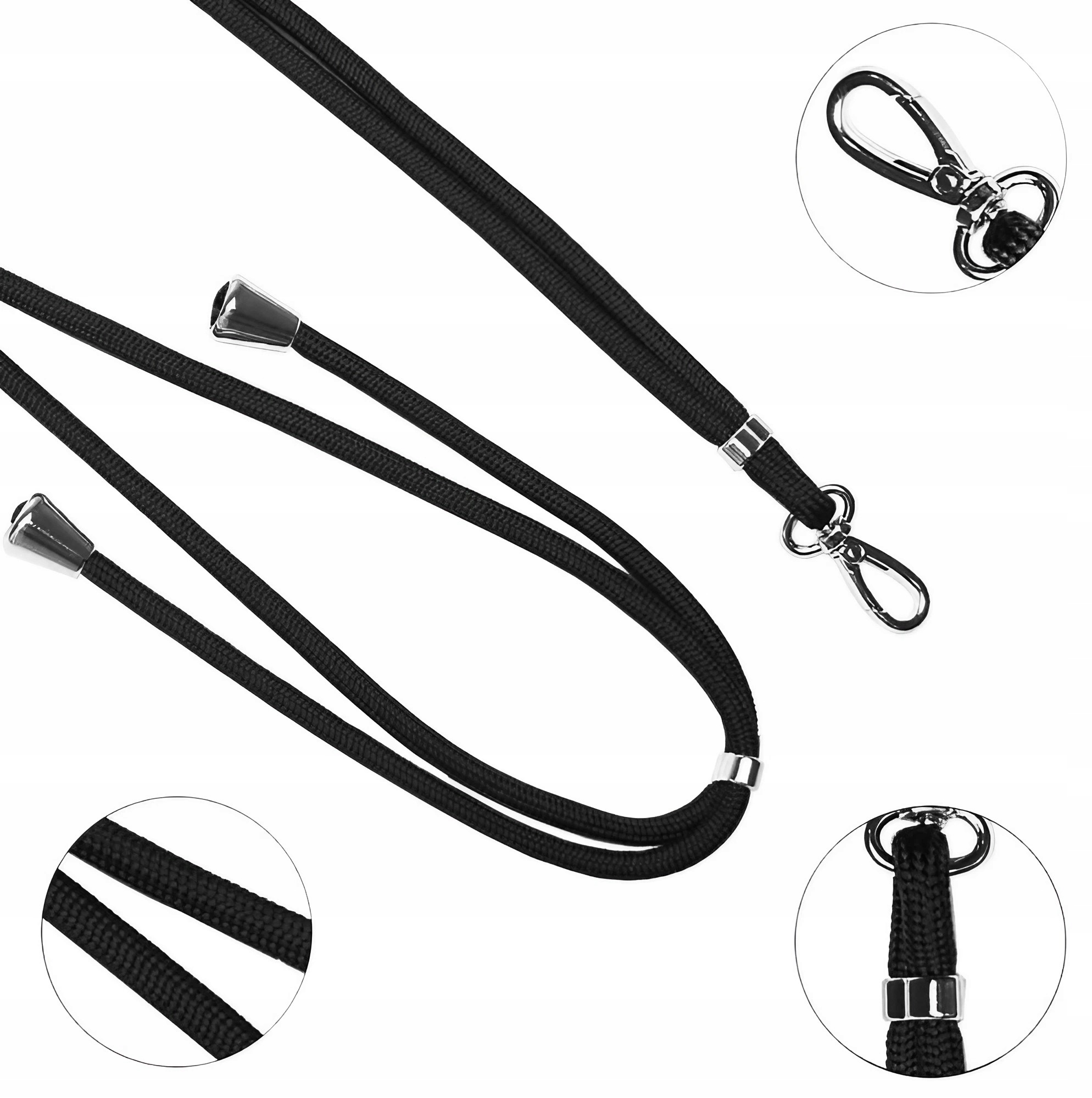 UNIWERSALNA SMYCZ SZNUREK NA TELEFON DO ETUI V2 CROSSBODY CZARNY Producent Smart-Tel