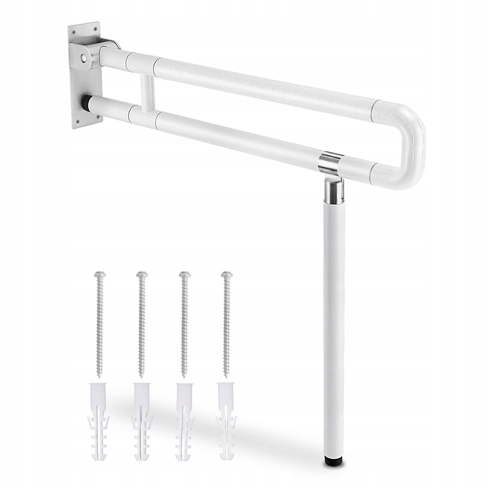 Poręcz Uchylna Podłogowa 60cm Wc toaletowy dla inwalidy