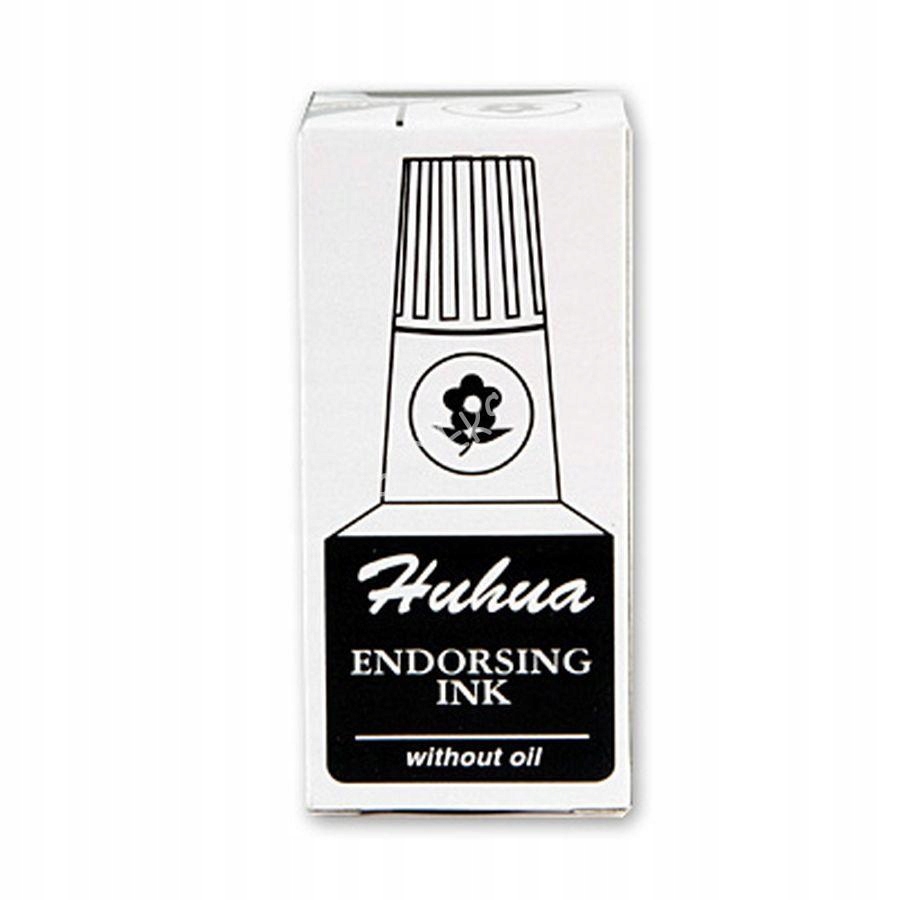 TUSZ DO STEMPLI PIECZĄTEK CZARNY 30 ML HUHUA Kolor tuszu czarny