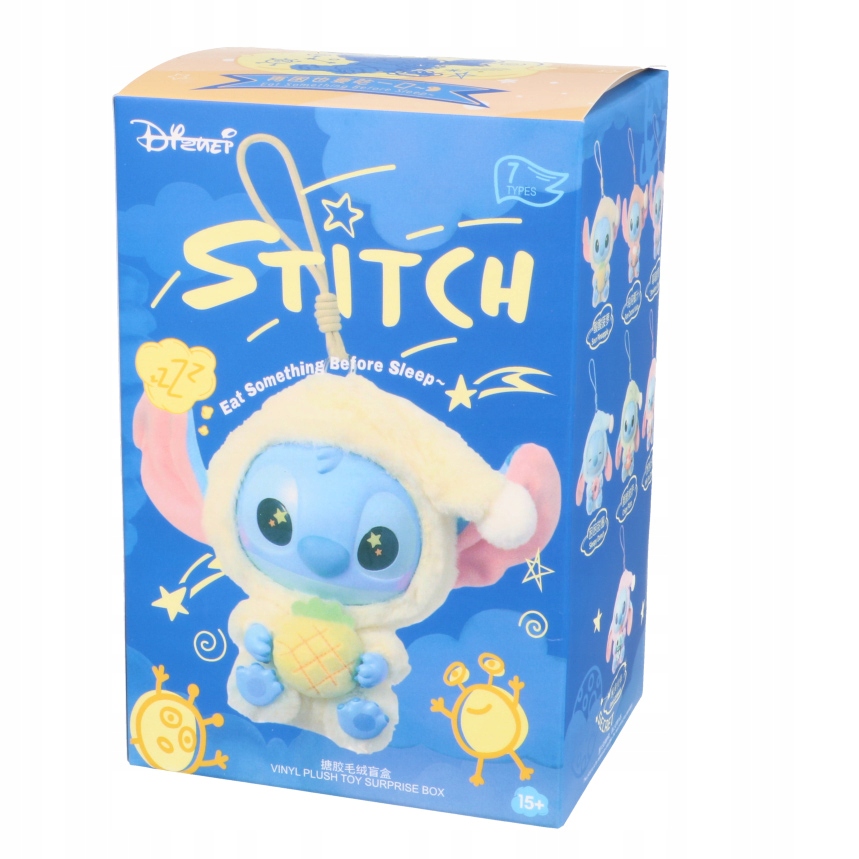 Maskotka Pluszak Labubu Stitch Brelok Kolekcjonerski Figurka Blind Box