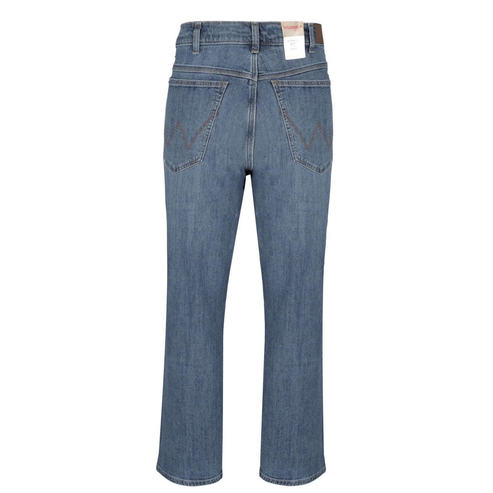 Pánské jednoduché džíny Wrangler Straight MID Stone W10TM6P1V 112324528 38/30