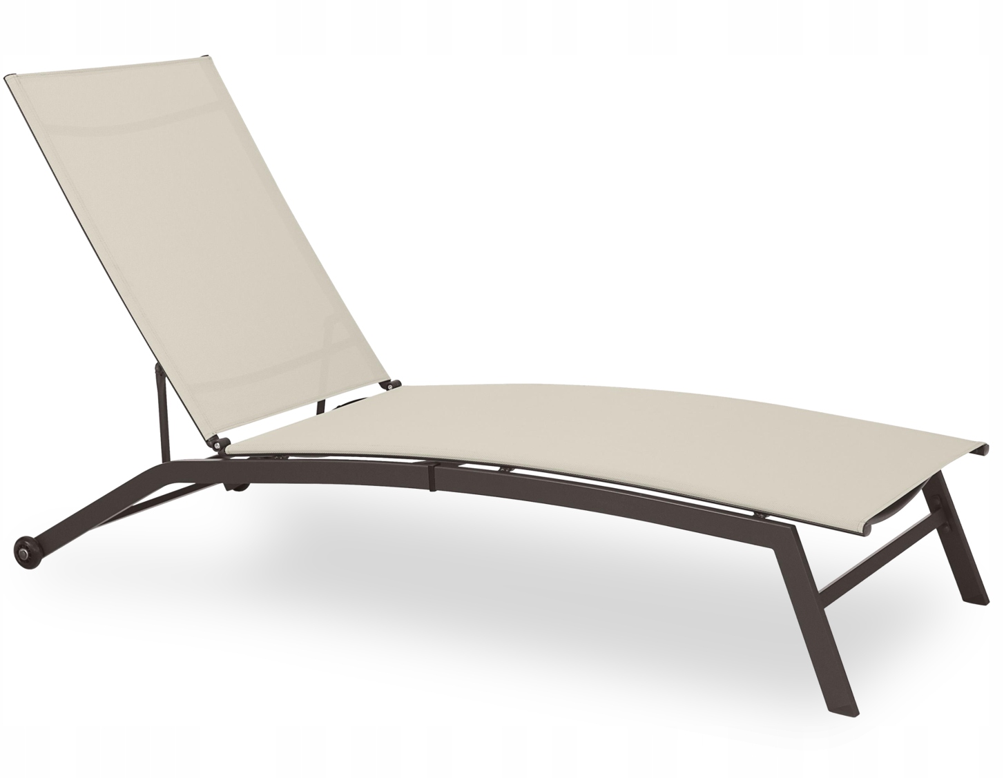 

Leżak ogrodowy regulowany fotel 195cm kółka