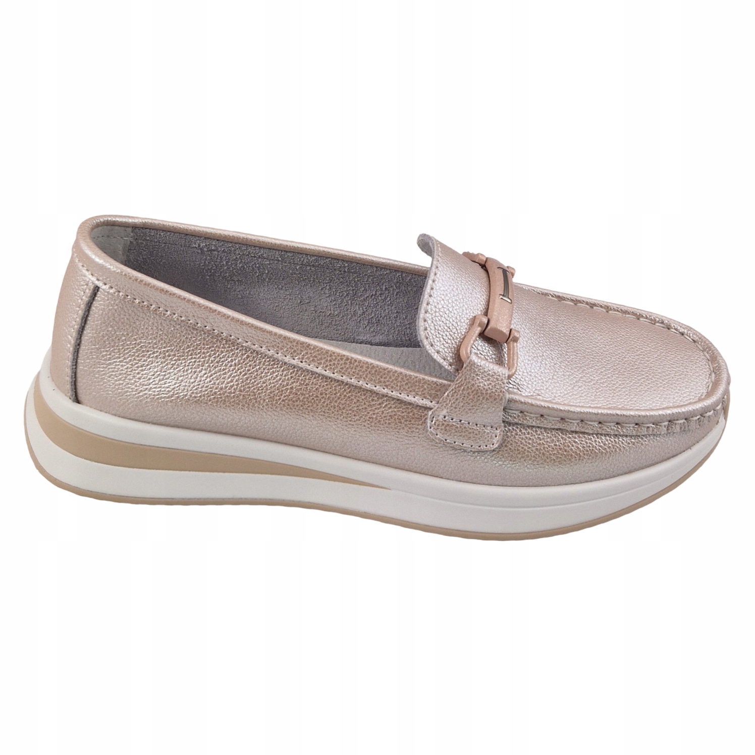 Dámské mokasíny S.Barski GR51-598 perleťově růžové vel. 38