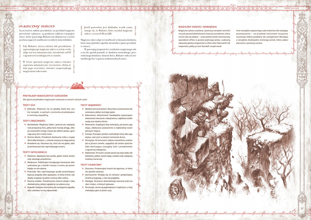 PODRĘCZNIK GŁÓWNY WŁADCA PIERŚCIENI 5E DND RPG LOTR Wydawca Black Monk Games