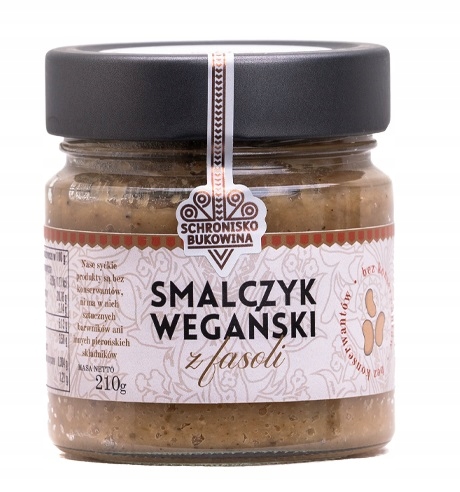 Levně Veganský sádlo s fazolemi 210 g Schronisko Bukowina