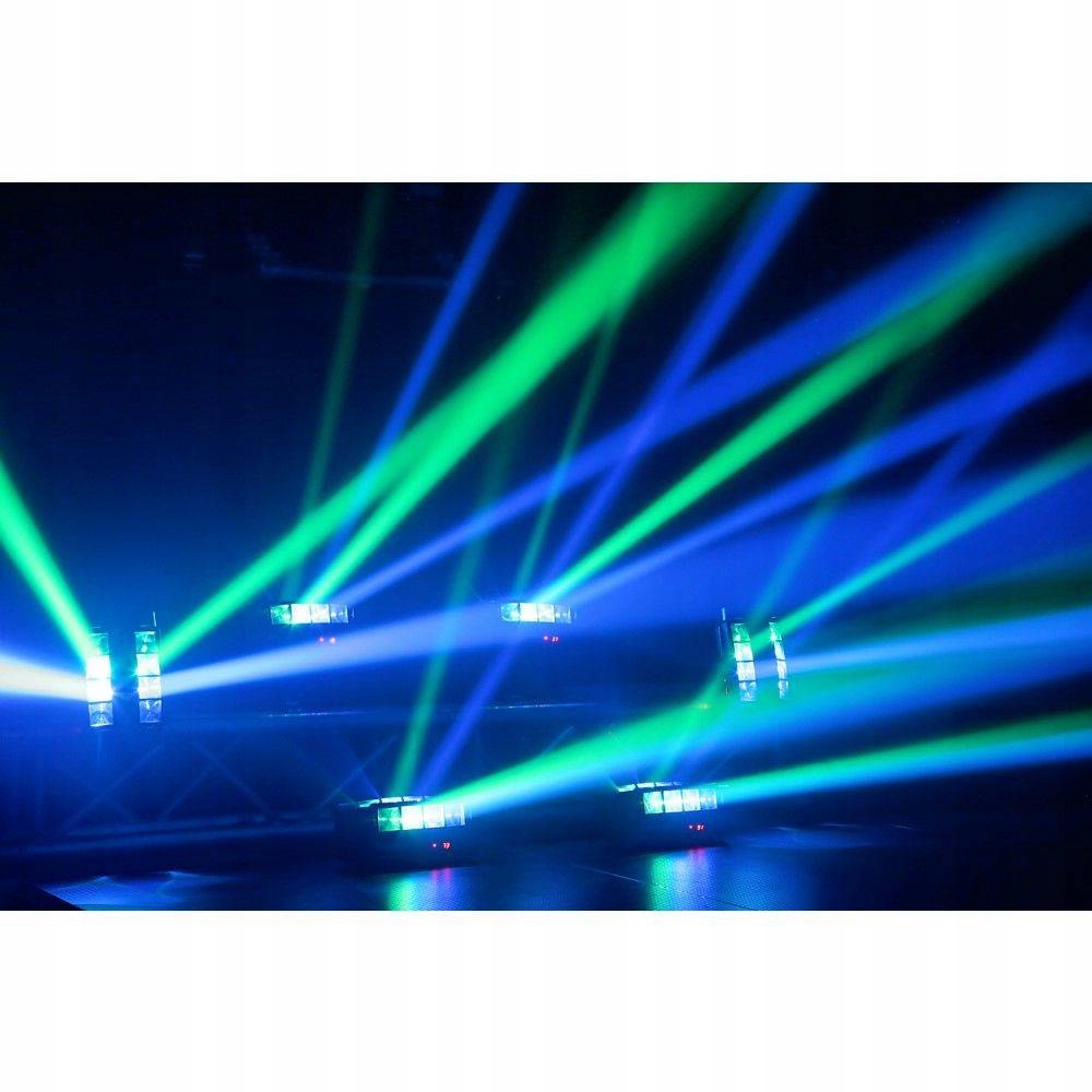 PIĘKNY EFEKT PODWÓJNY REFLEKTOR LED BeamZ Double Helix MKII Stan opakowania oryginalne