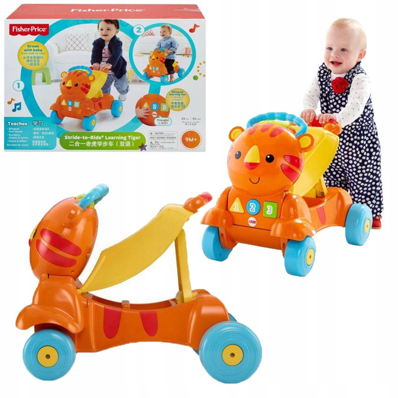 

FisherPrice Interaktywny Jeździk Pchacz Tygrysek