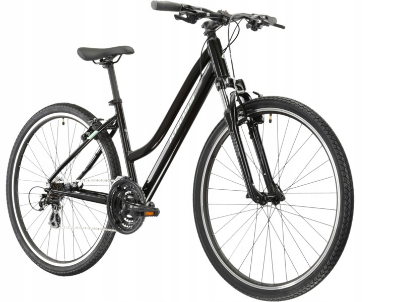 Rower crossowy Kross Evado 2.0 D15 28 cali damski Czarno-miętowy