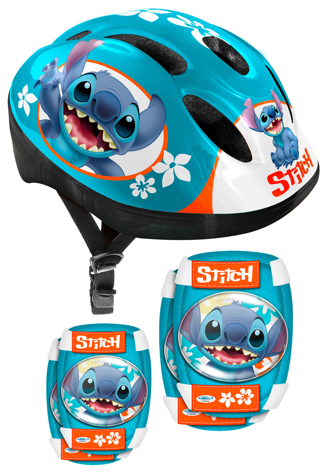 Stitch Zestaw Kask 4 Ochraniacze Na Łokcie I Kolana
