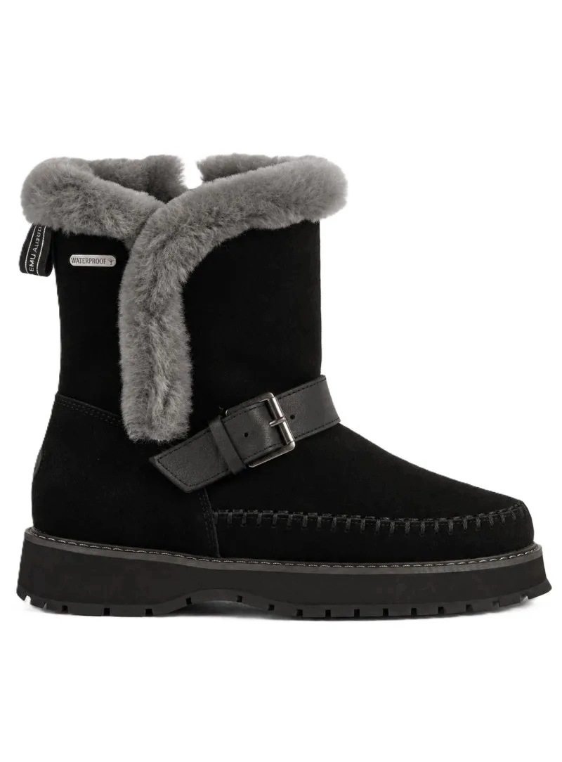Voděodolné kozačky Emu Australia Maddi Black W13341 37