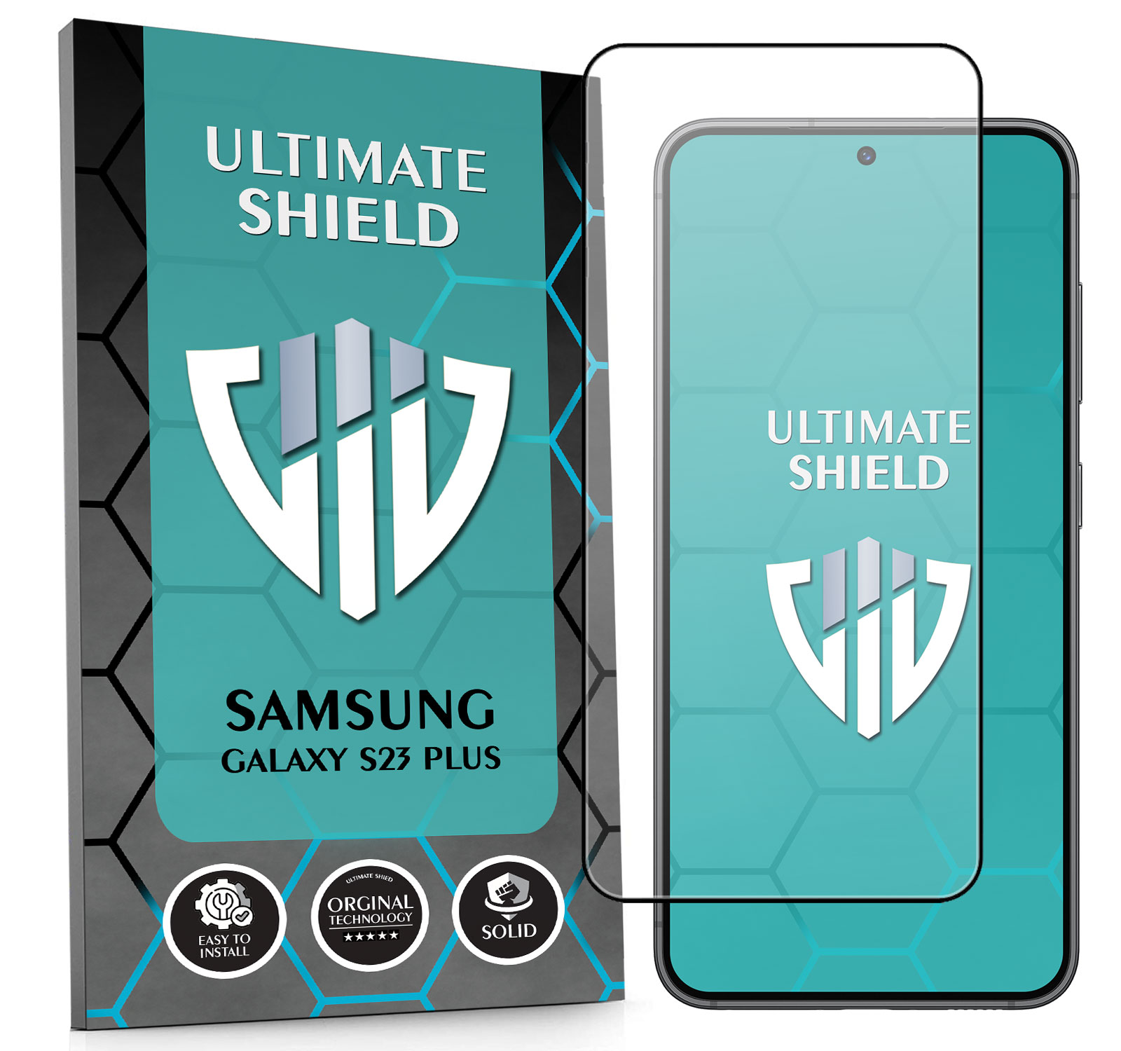 Megapak 5v1 Pancéřové Sklo 5D Rychlé Sklo Pro Samsung S23 Plus