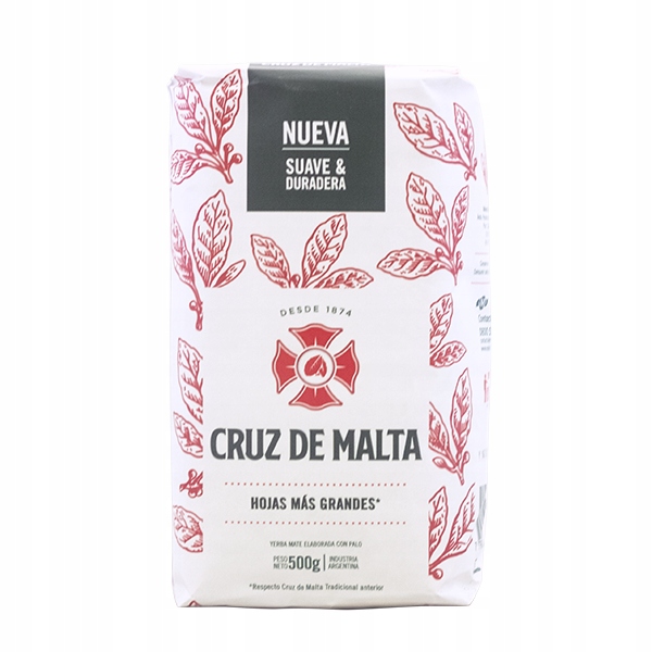 Yerba Mate Cruz de Malta Elaborada Con Palo 500g