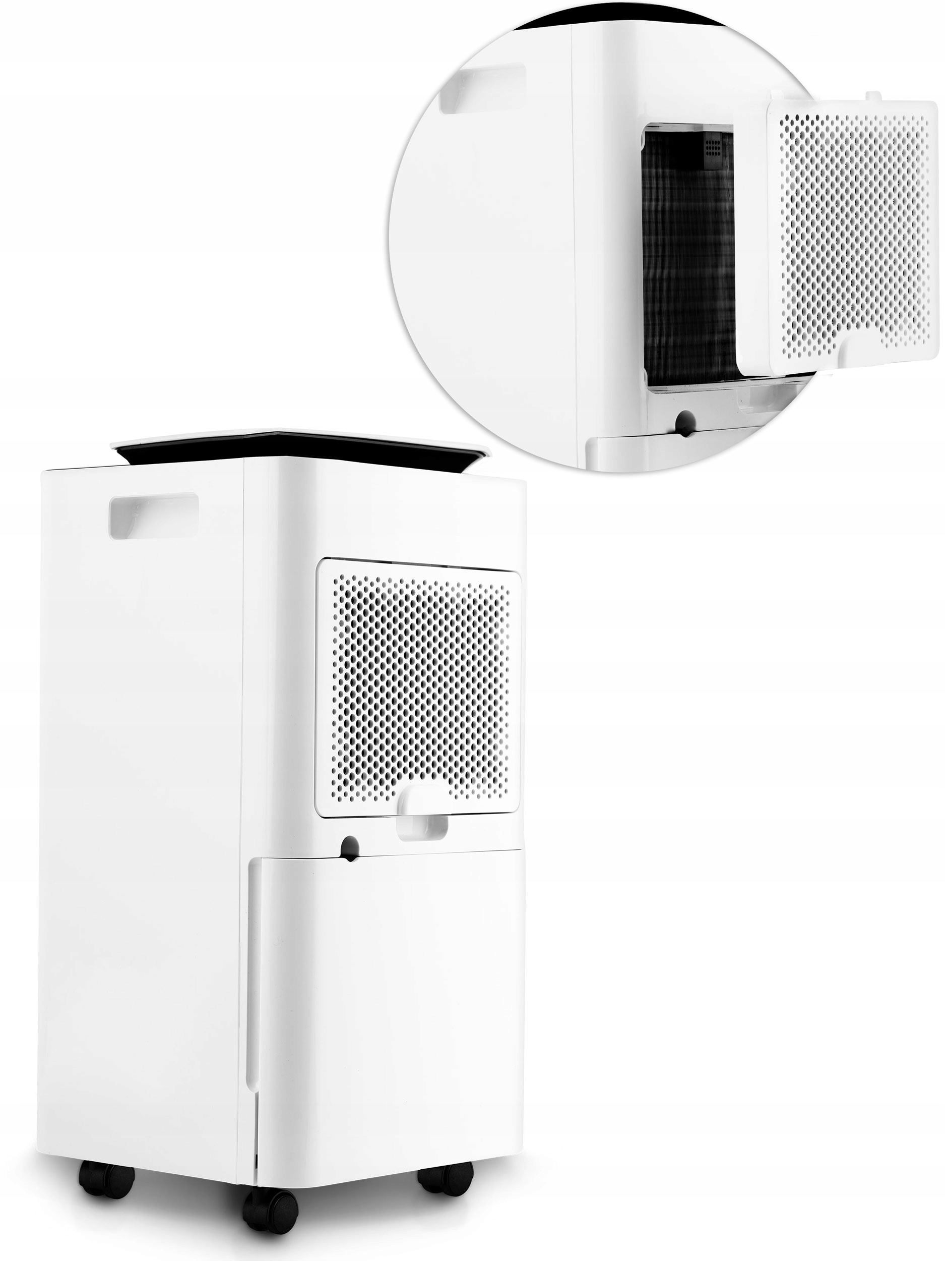 OSUSZACZ POWIETRZA POCHŁANIACZ WILGOCI 12L/24H Poziom hałasu 42 dB