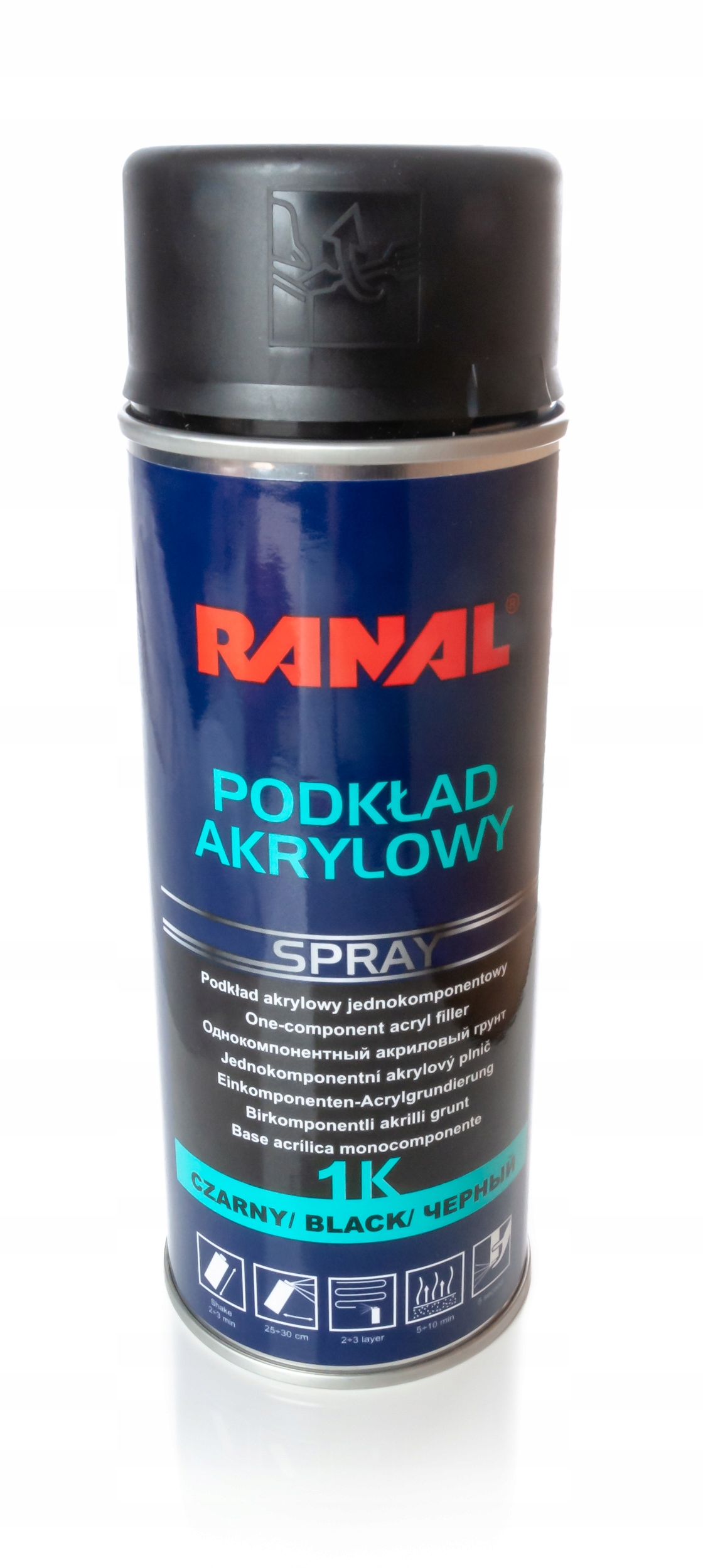 

Ranal Podkład Akrylowy Spray 400ml Czarny