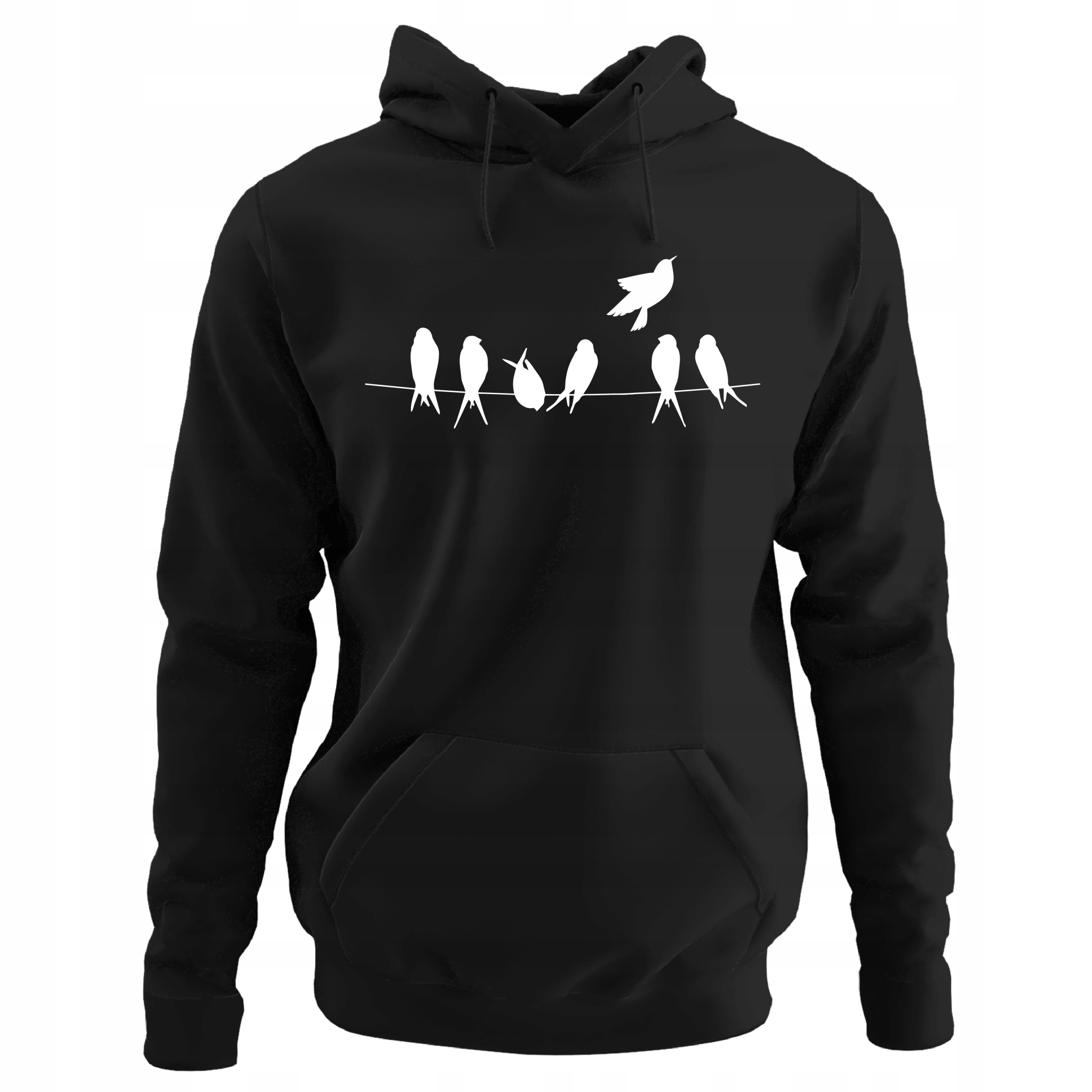 

Bluza Z Kapturem Idealna Na Prezent Z Ptakami XL