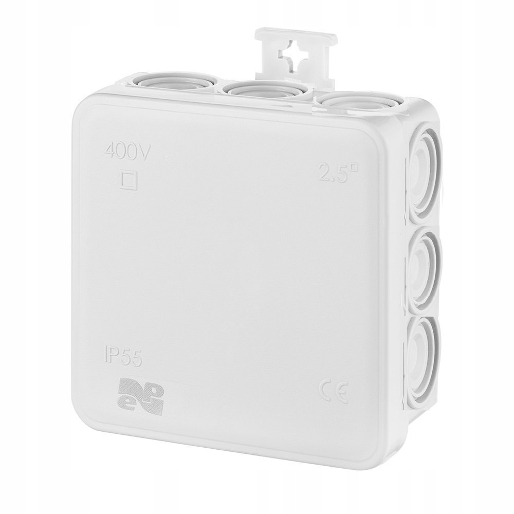 

Puszka n/t hermetyczna E12 85x85x39 IP55 0297-00