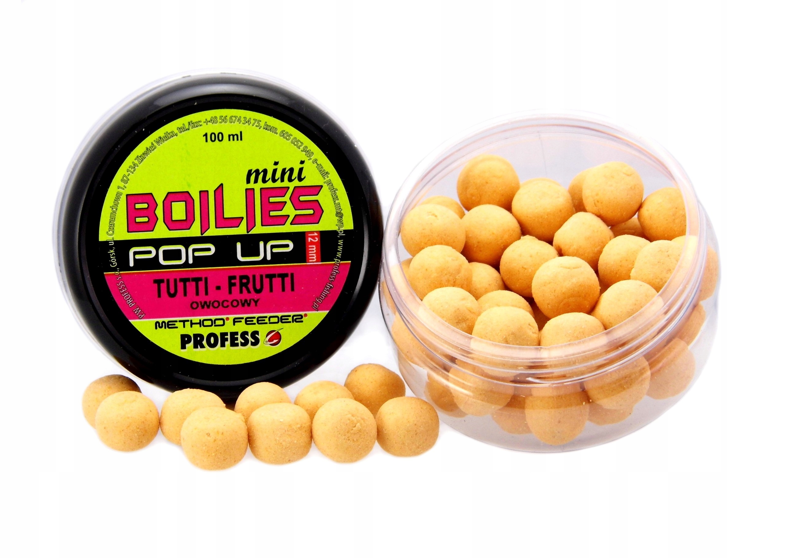 PROFESS - Kulki Mini POP-UP - TUTTI - FRUTTI 12mm