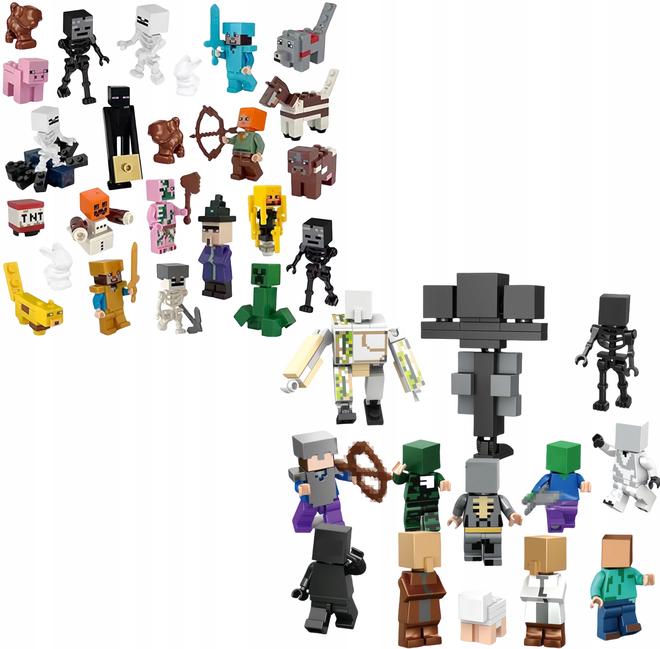 Figurki Minecraft Zestaw 38 SZT Bohater Inny