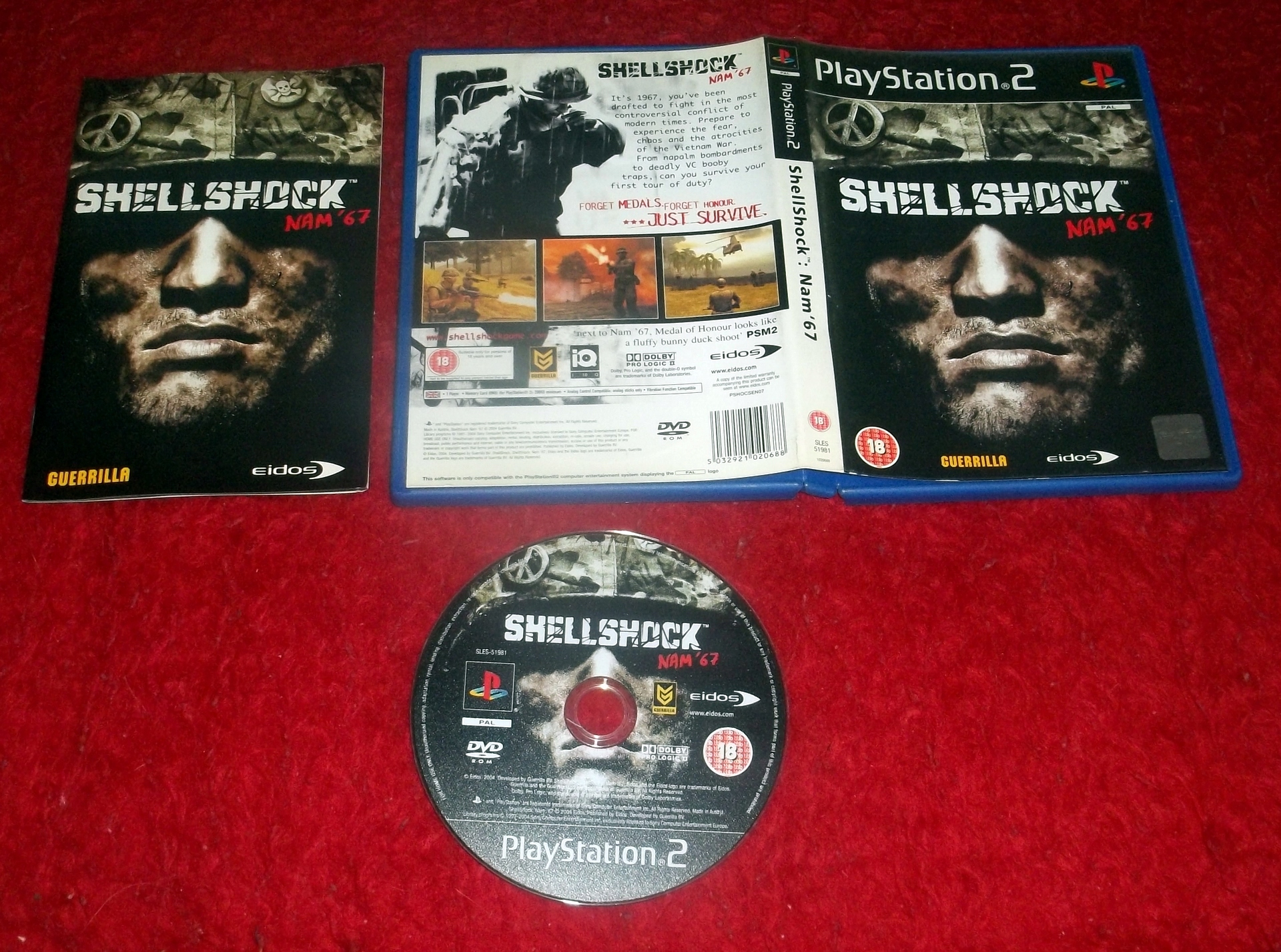 ShellShock: Nam '67 ROM, PS2 Game