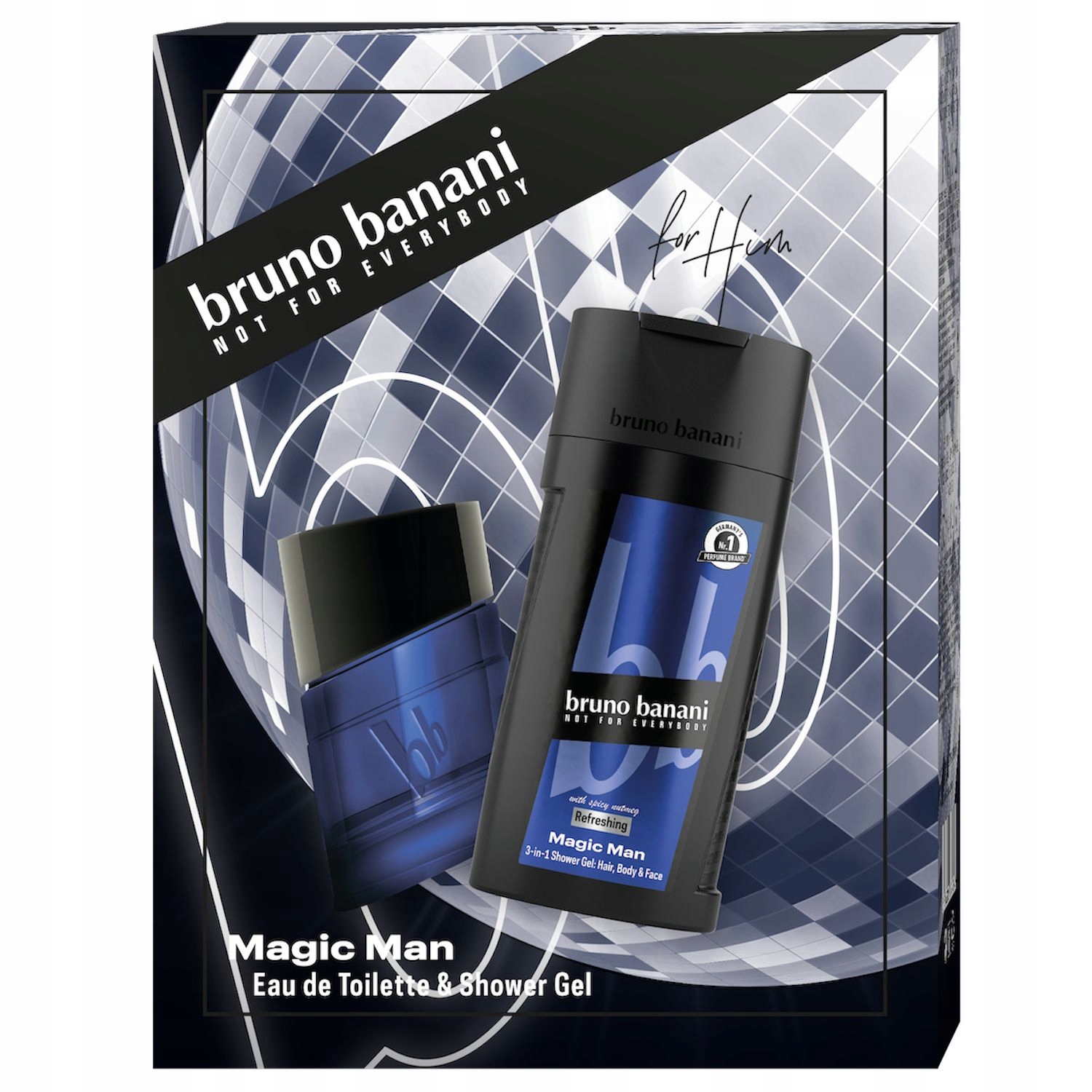 Zestaw Prezentowy Woda Perfumowana Żel pod Prysznic Bruno Banani Magic Man