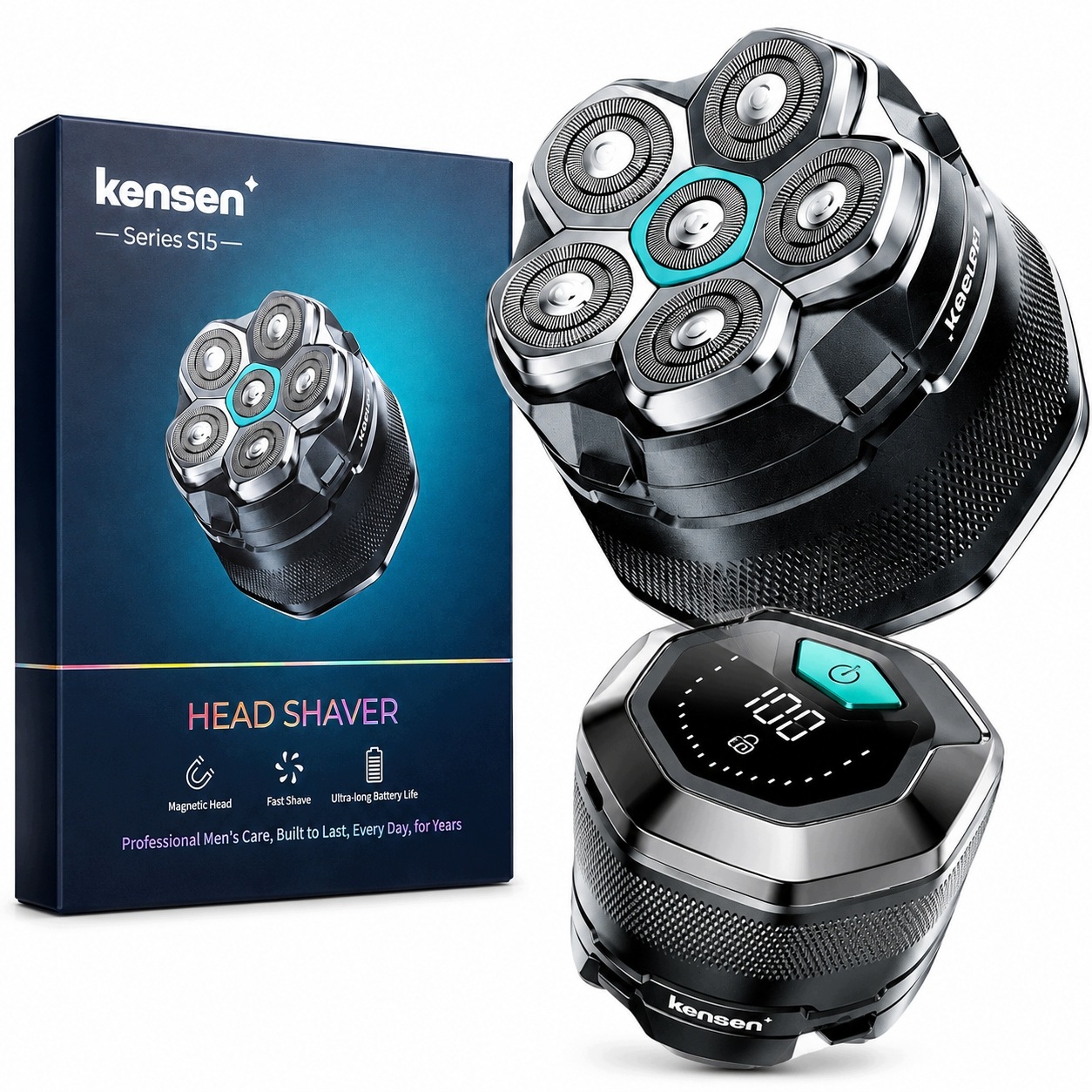 Golarka do Głowy Kensen Series S15 6D Usb-c IPX6 Led 160 min