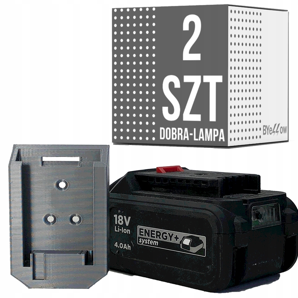 2SZT Uchwyt na baterie GRAPHITE ENERGY+18V click