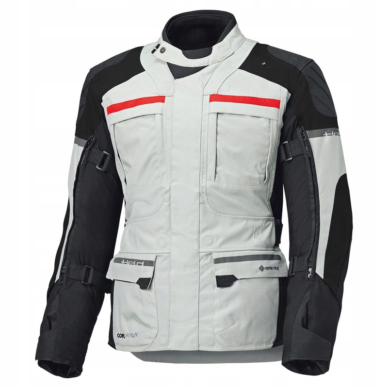 Textilná Motocyklová Bunda Held Carese 3 [gore-tex] Grey Black XXL