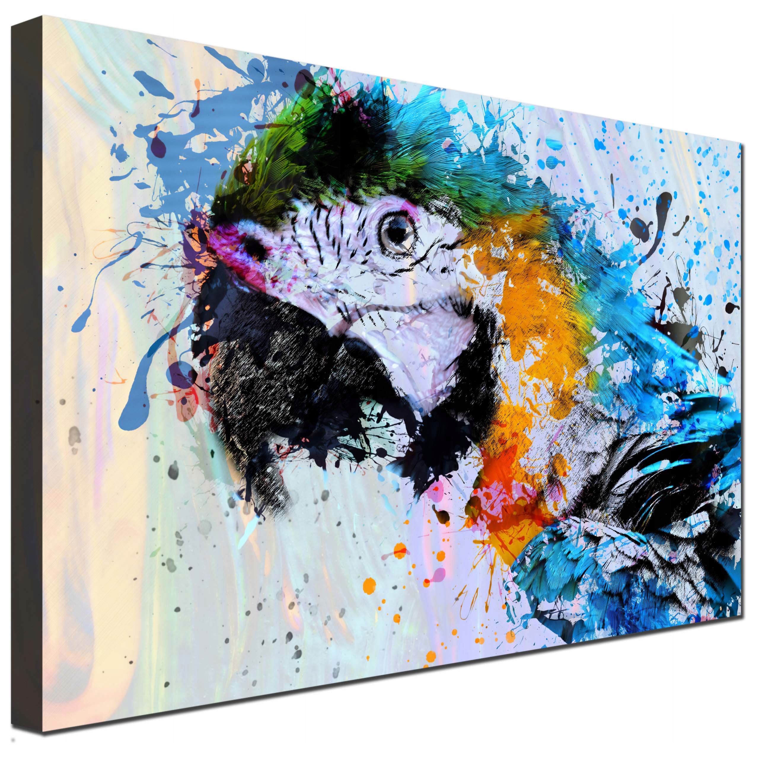 

Nowoczesny malowany papuga obrazy na płótnie