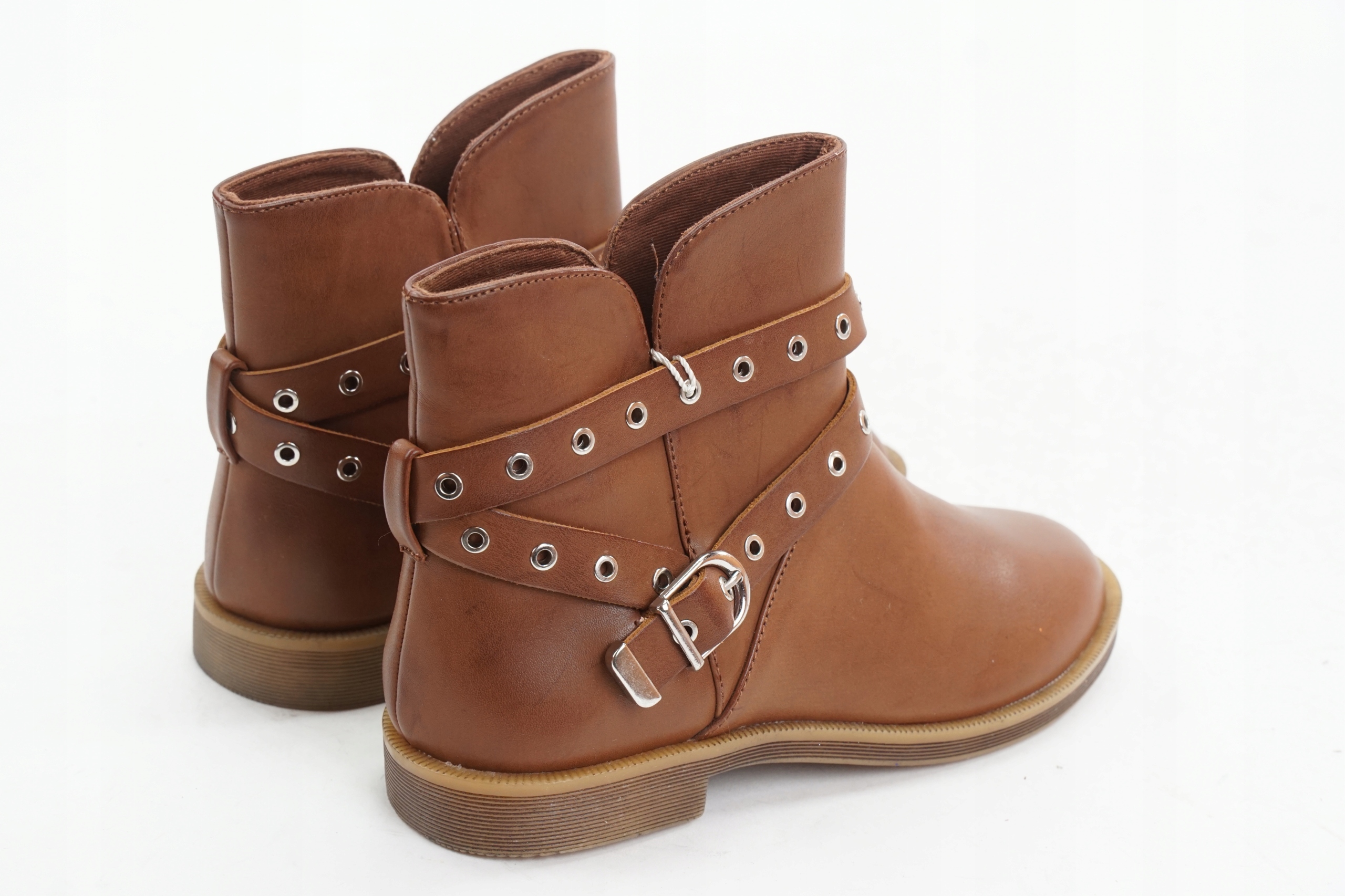 ZARA brązowe botki dżety r. 25 RR23 WYPRZEDAŻ Kolor brązowy