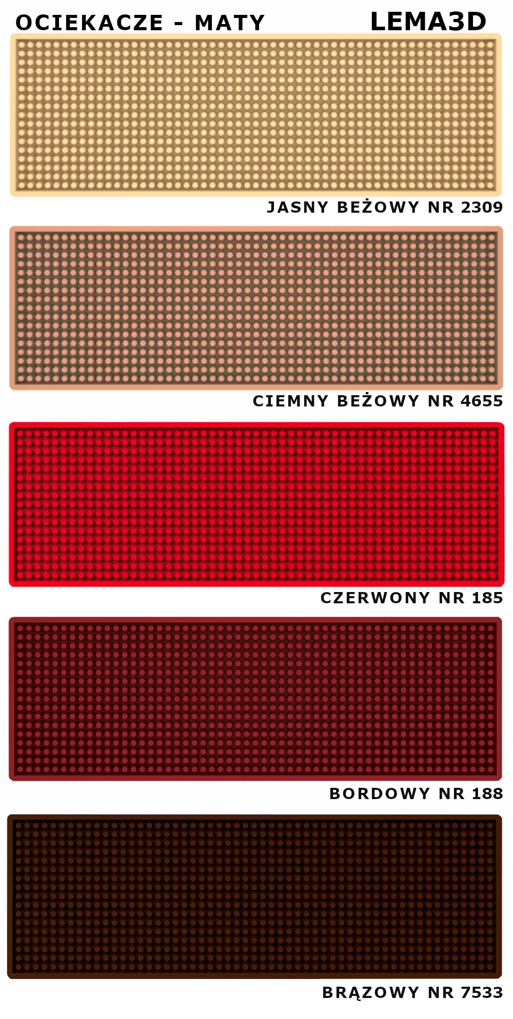 MATA BAROWA OCIEKACZ XS 10x40 ZIELONA - LEMA3D Marka LEMA3D