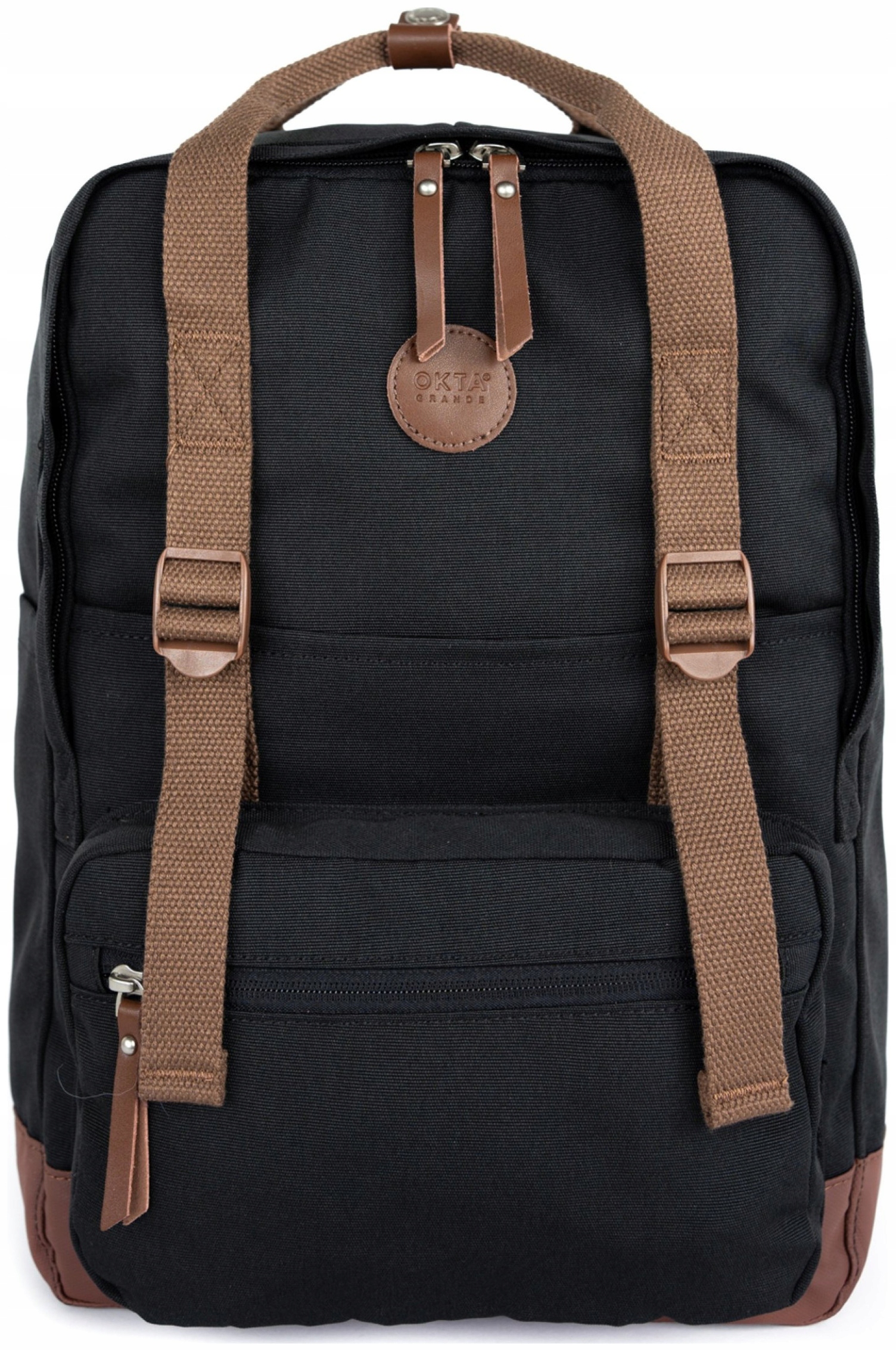 Batoh na notebook Himawari Study M – prostorný, lehký, pro práci, černý