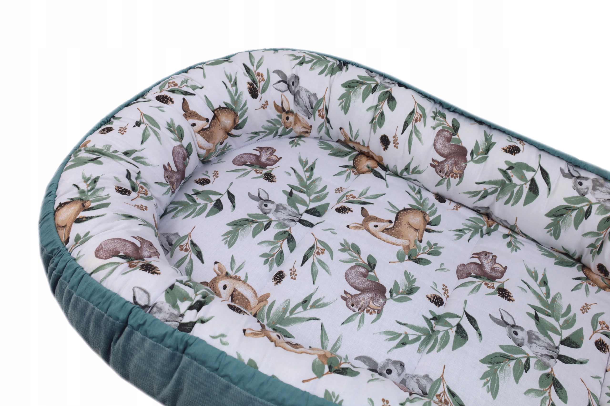 KOKON NIEMOWLĘCY GNIAZDKO OTULACZ VELVET / BAWEŁNA SARENKI Płeć chłopcy dziewczynki unisex