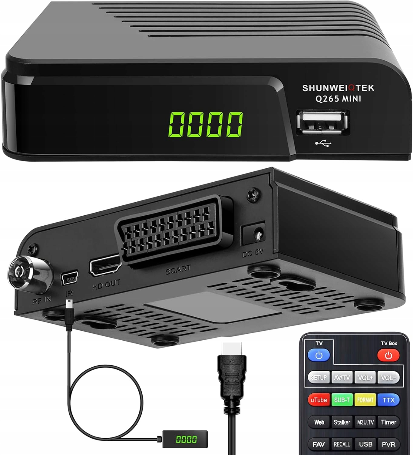 Tuner DVB-T2 q265 mini