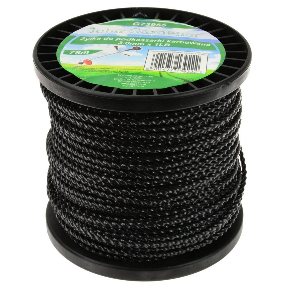 

Żyłka Tnąca Kosy 3 MM 78 Mb Karbowana G73955