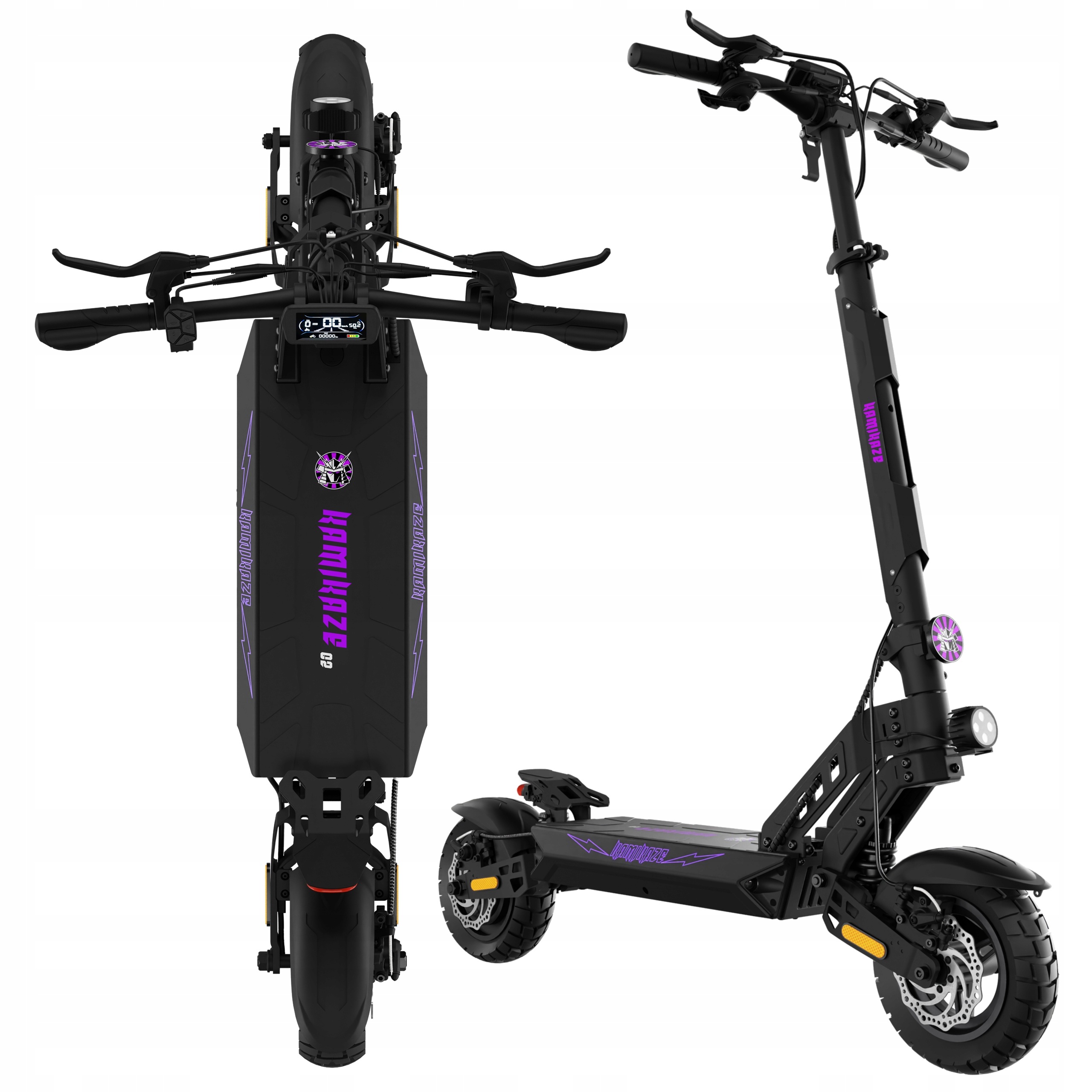 Kamikaze Katana G2 Elektrické vozidlo 1400W 48V 15Ah 50km/h 60KM 10"