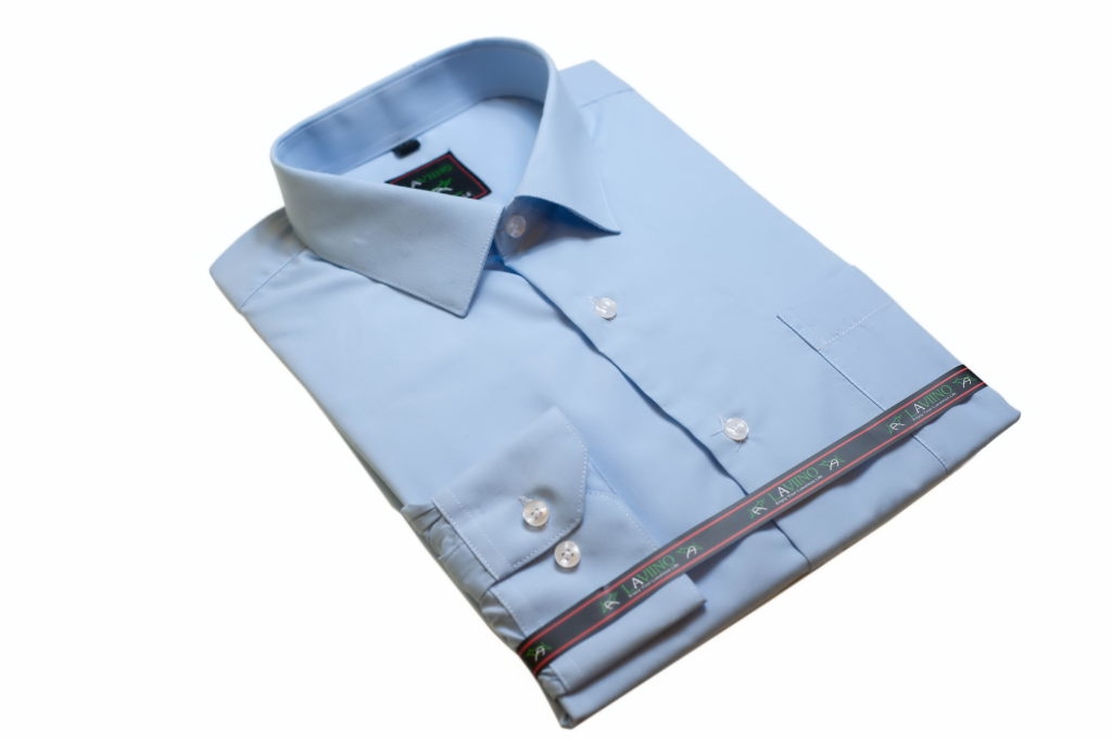 51/52 Duża koszula męska błękitna elegancka gładka Rozmiar kołnierzyka 51