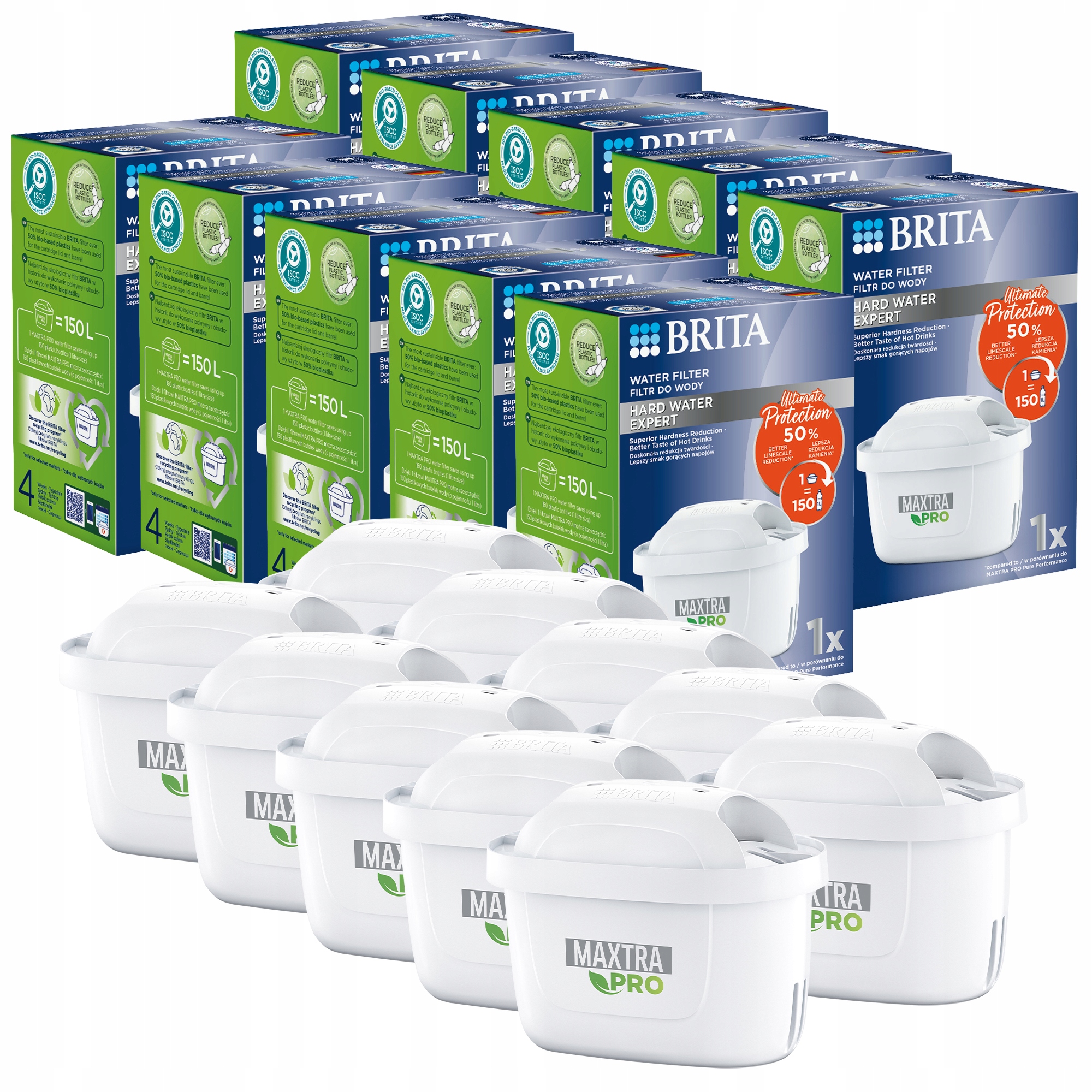 Filtr Brita Maxtra Pro Hard Water Expert do dzbanek filtrujący Brita 10x