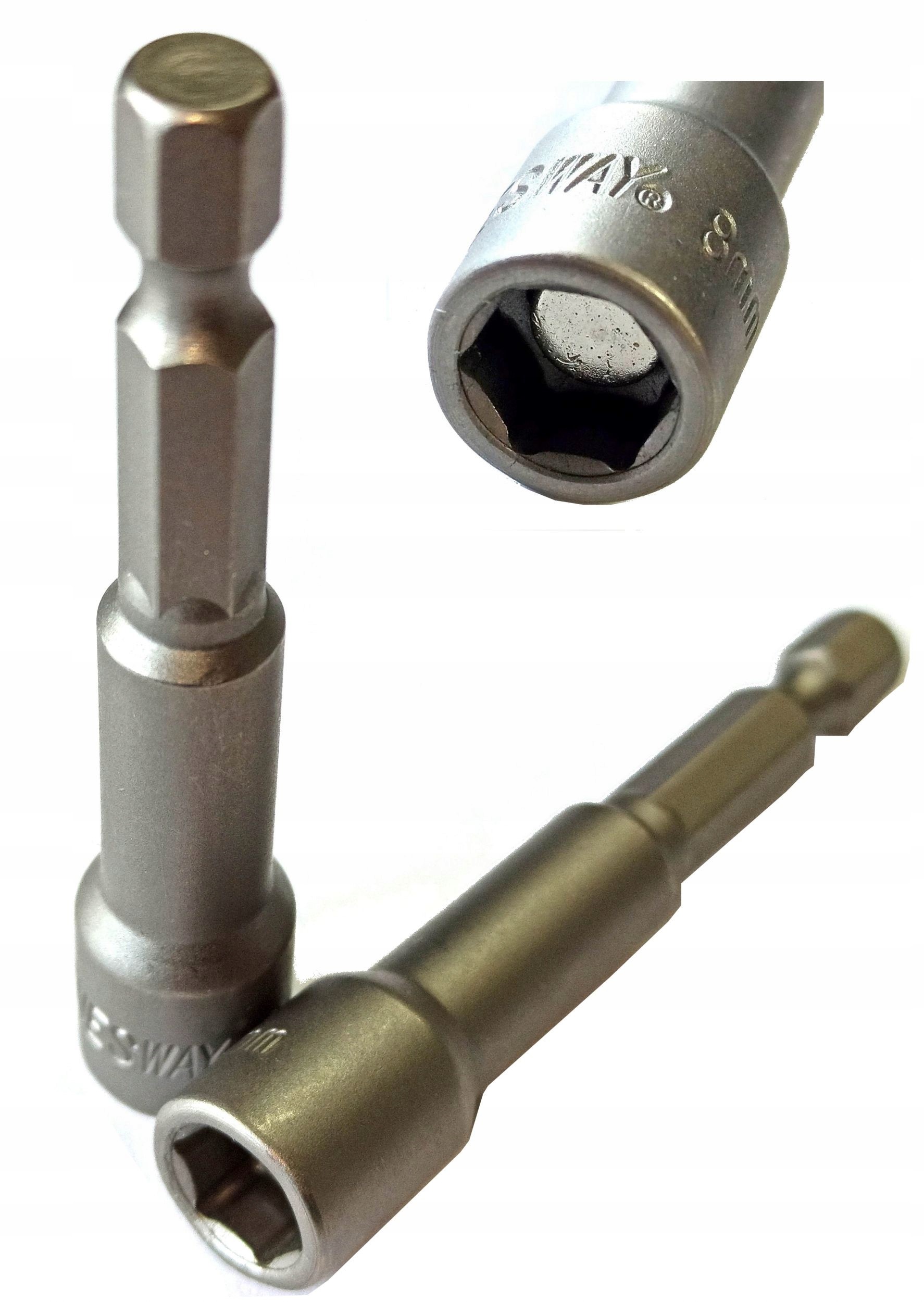 NASADKA MAGNETYCZNA 8MM DO WKRĘTARKI 1/4'' x 65MM